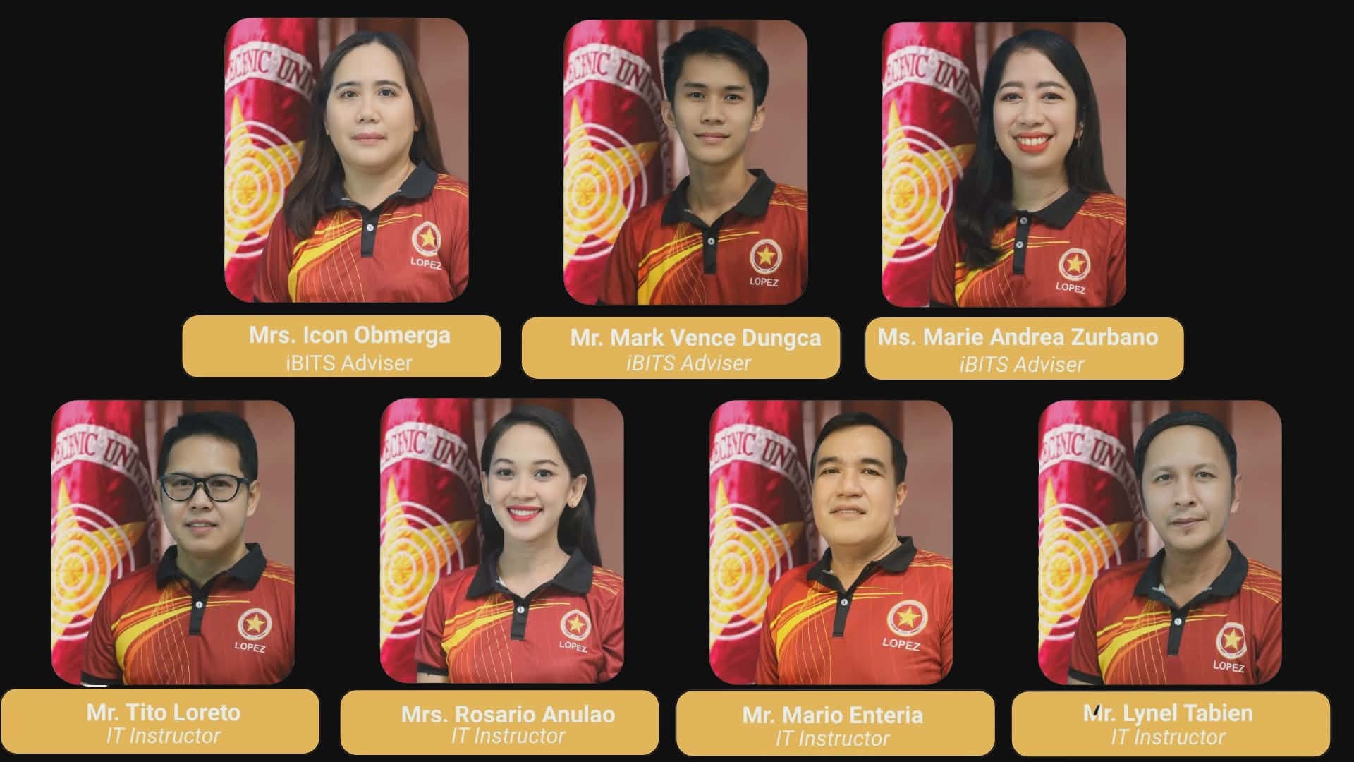 iBITS Advisers and Instructors